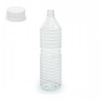 ΜΠΟΥΚΑΛΙ ΠΛΑΣΤΙΚΟ PET 1Λ ΜΕ ΚΑΠΑΚΙ