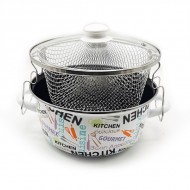 ΦΡΙΤΕΖΑ ΕΜΑΓΙΕ ΜΕ ΓΥΑΛΙΝΟ ΚΑΠΑΚΙ 24ΕΚ ΛΕΥΚΗ