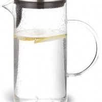 ΚΑΝΑΤΑ ΓΥΑΛΙΝΗ BOROSILICATO 1Λ ΜΕ ΑΝΟΞΕΙΔΩΤΟ ΚΑΠΑΚΙ