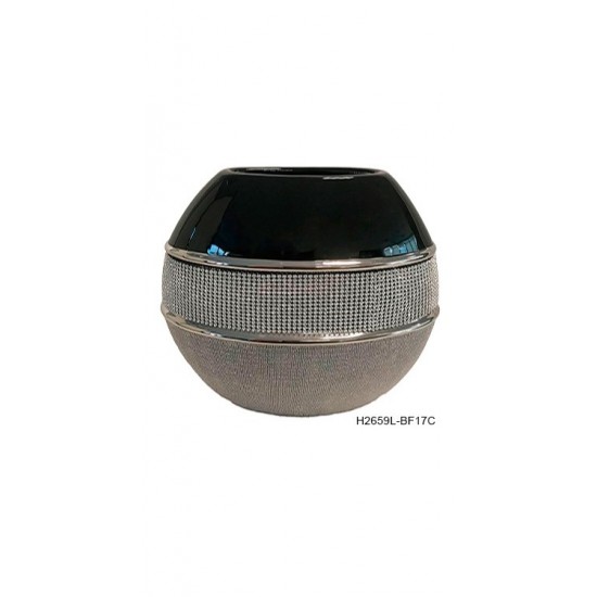 ΒΑΖΟ ΚΕΡΑΜΙΚΟ ΠΛΑΚΕ ΜΕ ΔΙΑΚΟΣΜΗΤΙΚΑ ΣΤΡΑΣ