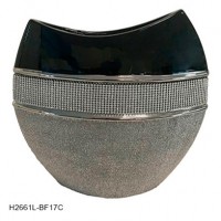 ΒΑΖΟ ΚΕΡΑΜΙΚΟ ΜΕ ΣΤΡΑΣ ΑΣΗΜΕΝΙΟ