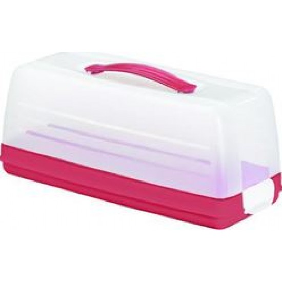 ΘΗΚΗ ΜΕΤΑΦΟΡΑΣ ΚΕΙΚ ΟΡΘΟΓΩΝΙΑ ΠΛΑΣΤΙΚΗ CURVER