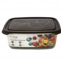 ΦΑΓΗΤΟΔΟΧΕΙΟ ΠΛΑΣΤΙΚΟ ΠΑΡ/ΜΜΟ 3Λ ΜΕ ΚΑΠΑΚΙ