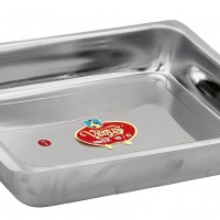 ΤΑΨΙ ΟΡΘΟΓΩΝΙΟ ΙΝΟΧ 18/C No 5