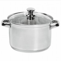 ΚΑΤΣΑΡΟΛΑ ΙΝΟΧ ΜΕ ΓΥΑΛΙΝΟ ΚΑΠΑΚΙ 26ΕΚ